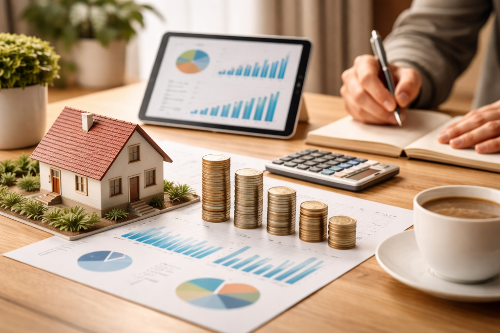 * Immobilien Verm&ouml;gensstrategie
* Immobilien als Kapitalanlage
* Verm&ouml;gensaufbau Immobilien
* Immobilien Altersvorsorge
* Eigentum Strategie.