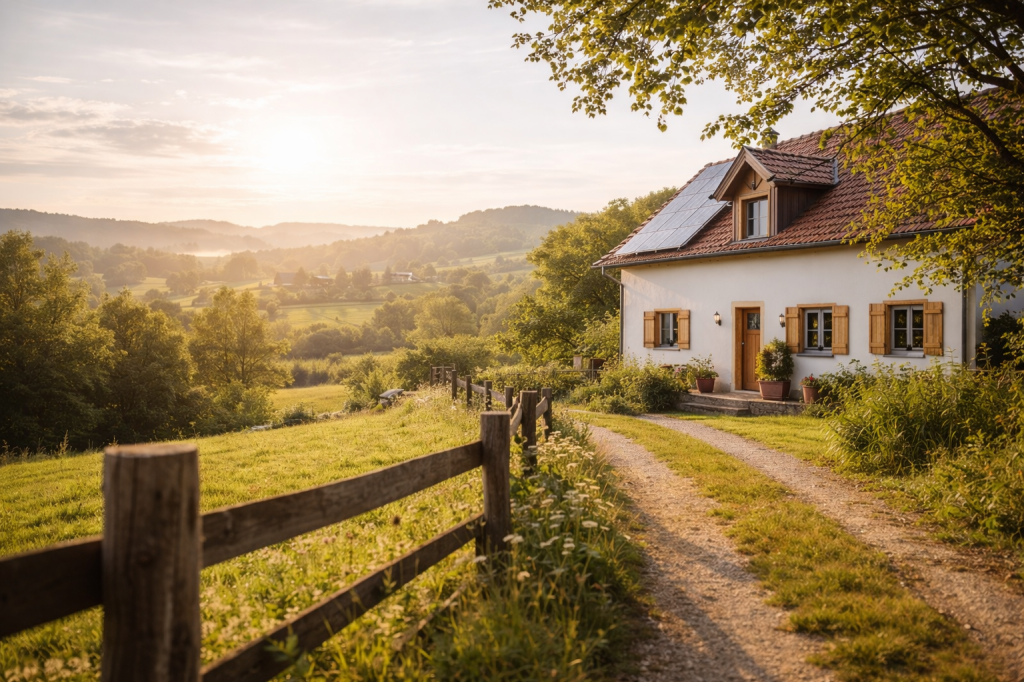 &bull; l&auml;ndlich leben
&bull; wohnen auf dem land
&bull; immobilien land
&bull; trend l&auml;ndliches wohnen
&bull; wohnen im gr&uuml;nen
&bull; immobilien lebensqualit&auml;t
&bull; haus kaufen land
&bull; leben im l&auml;ndlichen raum.