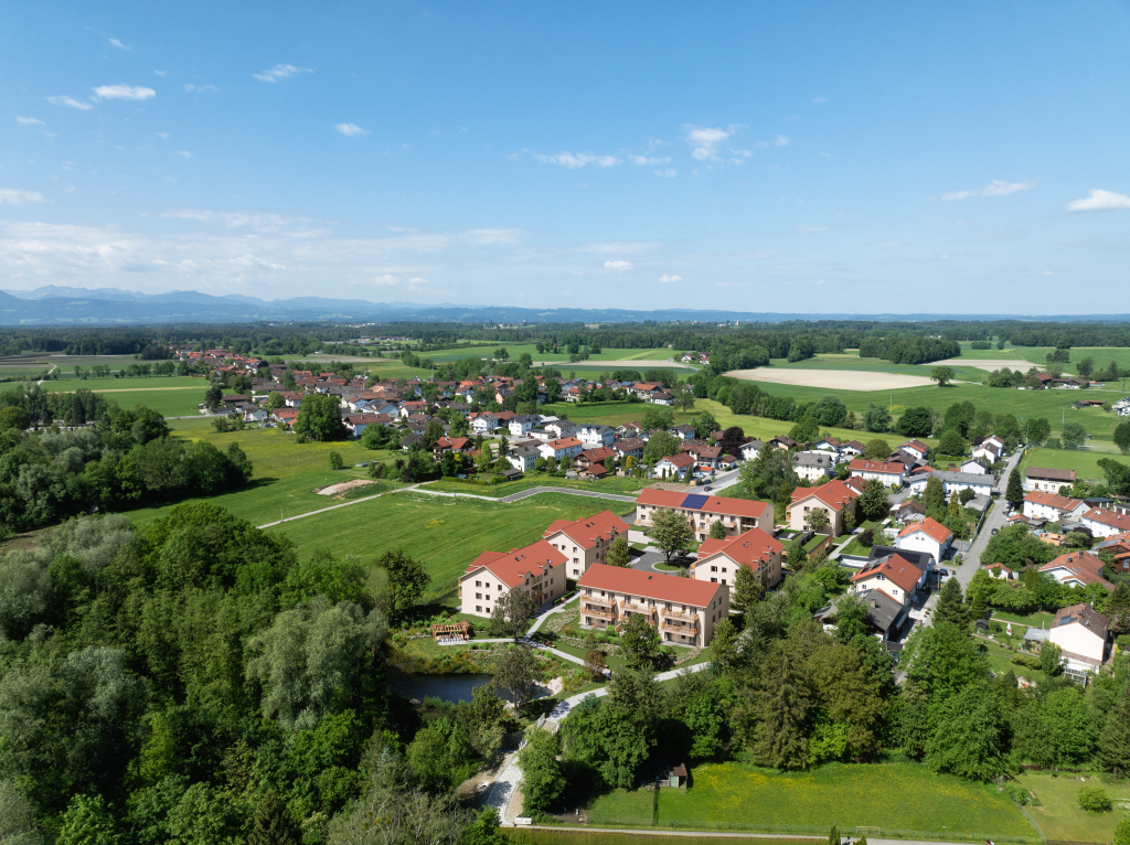 &Uuml;60 Wohnen Gro&szlig;karolinenfeld, Wohnen am Park Senioren, barrierearme Eigentumswohnung, Seniorenimmobilie Kapitalanlage, VR Immobilien GmbH.