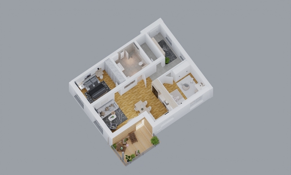 Stilvolles Wohnen mit Nachhaltigkeitskonzept - KfW-Effizienzhaus 40; 3-Zimmer mit Balkon - provisionsfrei