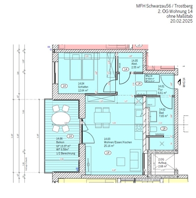 Stilvolles Wohnen mit Nachhaltigkeitskonzept - KfW-Effizienzhaus 40; 2-Zimmer mit Balkon - provisionsfrei